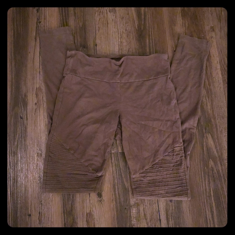 Army green leggings